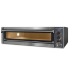 Four pizza électrique 6 pizzas ANTARES chambre entièrement réfractaire commandes mécaniques, M6 TOP 7,8 kW GAM