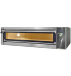 Four pizza électrique 6 pizzas ANTARES chambre entièrement réfractaire commandes électroniques, E6 TOP 7,8 kW GAM