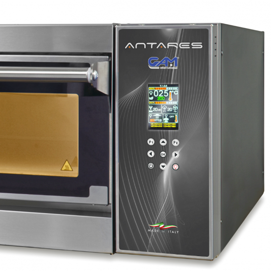 Electronic control board electric pizza oven 6 pizza ANTARES fully refractory chamber E6 TOP 7.8 kW GAM