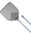 Pizza Peel square perforated 33cm 13'' Evoluzione GI.METAL E-32RF/150