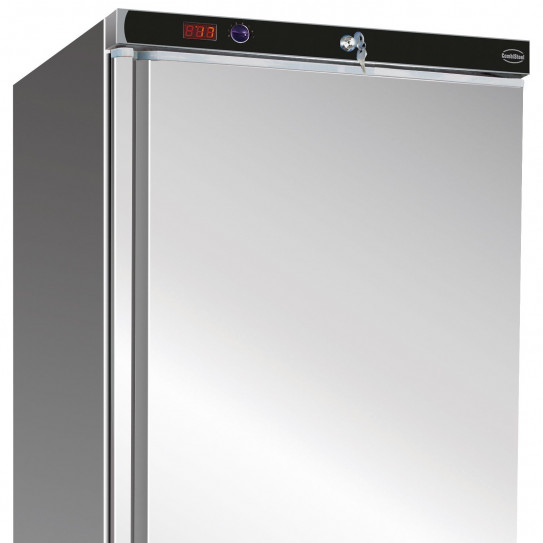 Détails réfrigérateur 570L 1 porte inox extérieur GN2/1 Combisteel 7450.0560