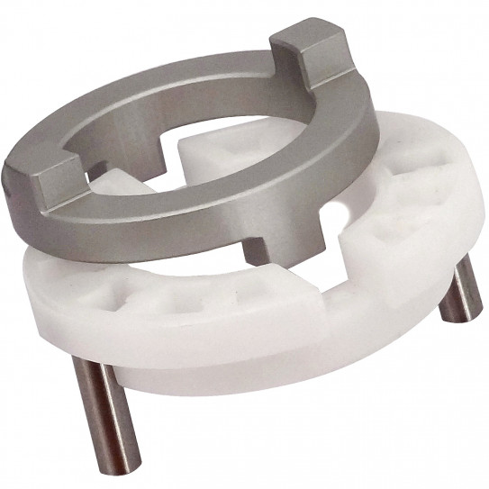 Kit eccentric training feeder ring for Mini, Maxi Sfogly, Parallela Super Pastaline PC/10-0024-1 + PC/10-0024-2