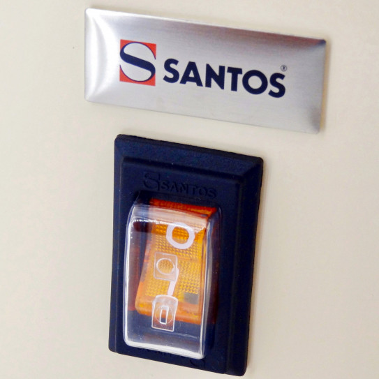 Double Pole Rocker Multifonction Switch Orange On (I) / OFF (O) for Santos Grater 02 or Santos Ice Shaver 09 - 02435 SANTOS