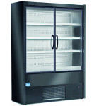 Vitrine réfrigérée murale 150cm 2 portes vitrées battantes FINA-A 150-PVBN - DAP DISTRIBUTION