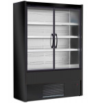 Vitrine réfrigérée murale 150cm 2 portes vitrées battantes FINA-A 150-PVBN - DAP DISTRIBUTION