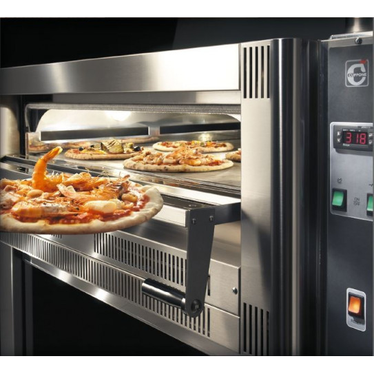Four pizza gaz CUPPONE contrôle digital détails du modèle GS9/33