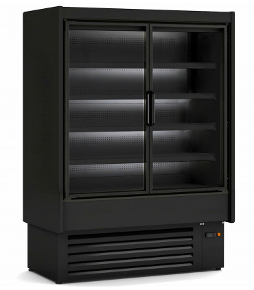 Vitrine réfrigérée murale 162 cm 2 portes vitrées battantes DG0-15-M1-LC CEDAR