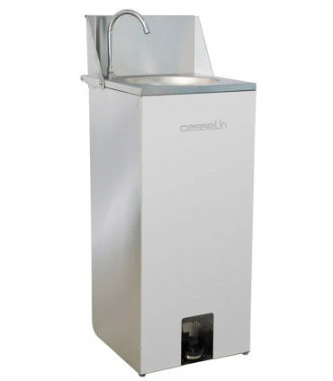 Lave-mains inox autonome par pression pompe à pied CLVAP