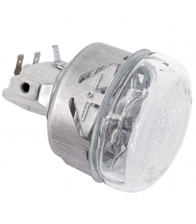 Porte lampe douille E14 + Vitre hublot globe verre pour four GS4 GS6 GS9 Cuppone 91310186 + 91610021