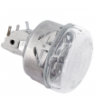 Porte lampe douille E14 + Globe verre pour four GS4 GS6 GS9 Cuppone 91310186 + 91610021
