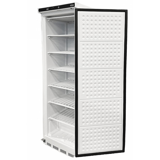 Congélateur blanc 1 porte 340L vue intérieure Combisteel 7450.0571
