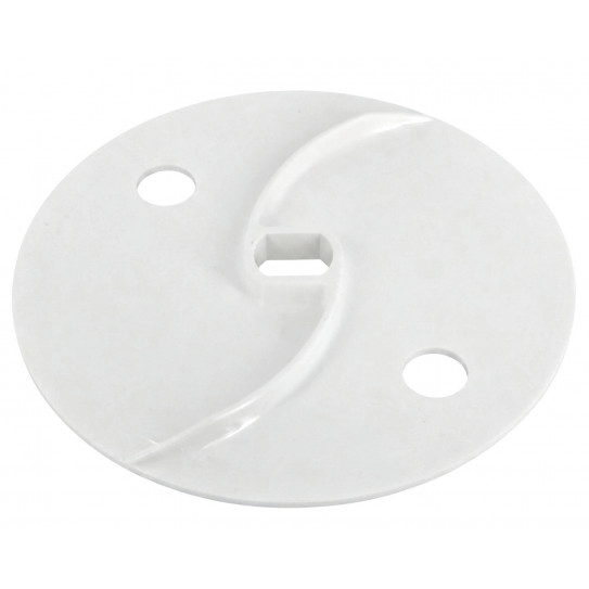 White discharge disc (OLD) 100062S Robot-Coupe for vegetable preparation machine old version models CL50A, CL50B, CL50C
