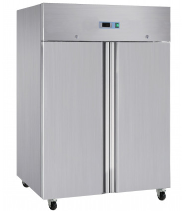 Armoire froide négative de congélation GN 2/1 sur roulettes grande capacité - 2 portes inox 1410 L - L2G GN1410BT L2G Armoire froide négative de congélation GN 2/1 sur roulettes grande capacité - 2 portes inox 1410 L - L2G GN1410BT L2G