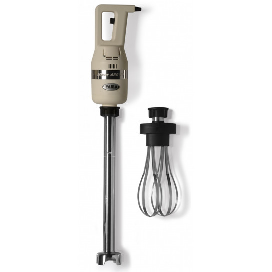 Mixer plongeant FM450VV vitesse variable + Pied mixer 500mm FM500 + Fouet FAF - FAMA