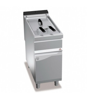 Friteuse Gaz 22L 2 demi-paniers 20kW -  40x90x90cm - TURBO BERTO'S Maxima 900 9GL22M