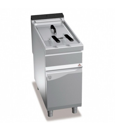 Friteuse Gaz 22L 2 demi-paniers 20kW - 40x90x90cm - TURBO BERTO'S Maxima 900 9GL22M Friteuse Gaz 22L 2 demi-paniers 20kW - 40x90x90cm - TURBO BERTO'S Maxima 900 9GL22M