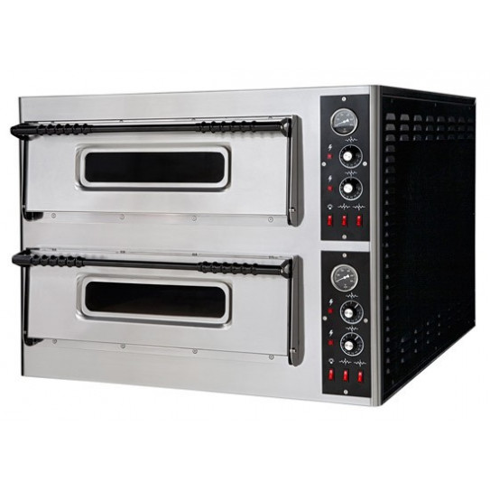 Four Pizzas électrique 2x6 pizzas XL66 - Dim extérieures 101x121x75cm - 18kW Four Pizzas électrique 2x6 pizzas XL66 - Dim extérieures 101x121x75cm - 18kW