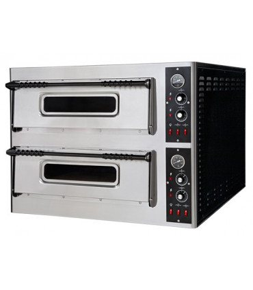 Four Pizzas électrique 2x6 pizzas XL66 - Dim extérieures 101x121x75cm - 18kW Four Pizzas électrique 2x6 pizzas XL66 - Dim extérieures 101x121x75cm - 18kW