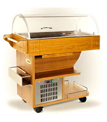 Buffet chariot desserte réfrigérée - CARRELINO SCAIOLA Buffet chariot desserte réfrigérée - CARRELINO SCAIOLA