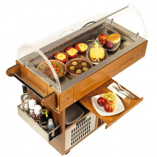 Buffet réfrigérée + option bac inox 70x33xH7cm - CARRELINO SCAIOLA