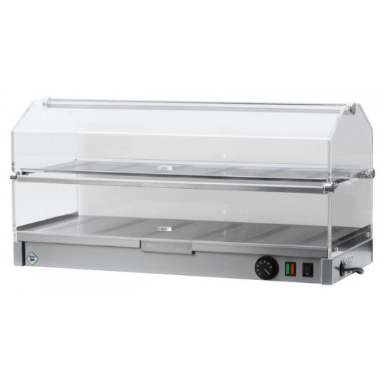 Vitrine chauffante professionnelle 2 niveaux 800x350x410mm - VEC-820 RED FOX Vitrine chauffante professionnelle 2 niveaux 800x350x410mm - VEC-820 RED FOX