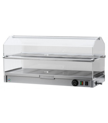 Vitrine chauffante professionnelle 2 niveaux 800x350x410mm - VEC-820 RED FOX Vitrine chauffante professionnelle 2 niveaux 800x350x410mm - VEC-820 RED FOX