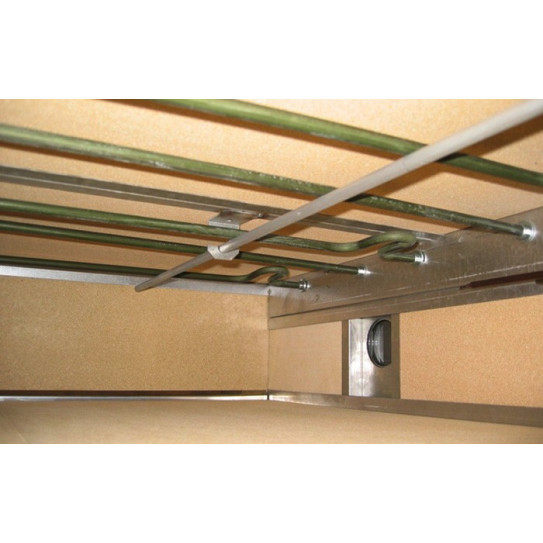 Four pizza GGF électrique 1 chambre 9 pizzas chambre entièrement en pierre refractaire et détails resistances hautes