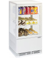 Mini vitrine réfrigérée 58L 4 faces vitrées CVR58LB