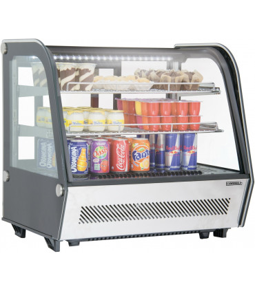 Vitrine réfrigérée ventilée à poser 120 L froid positif - CVR120L Casselin Vitrine réfrigérée ventilée à poser 120 L froid positif - CVR120L Casselin