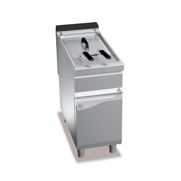 Friteuse professionnelle 2 bacs 2 x 12 litres électrique à poser - MBM