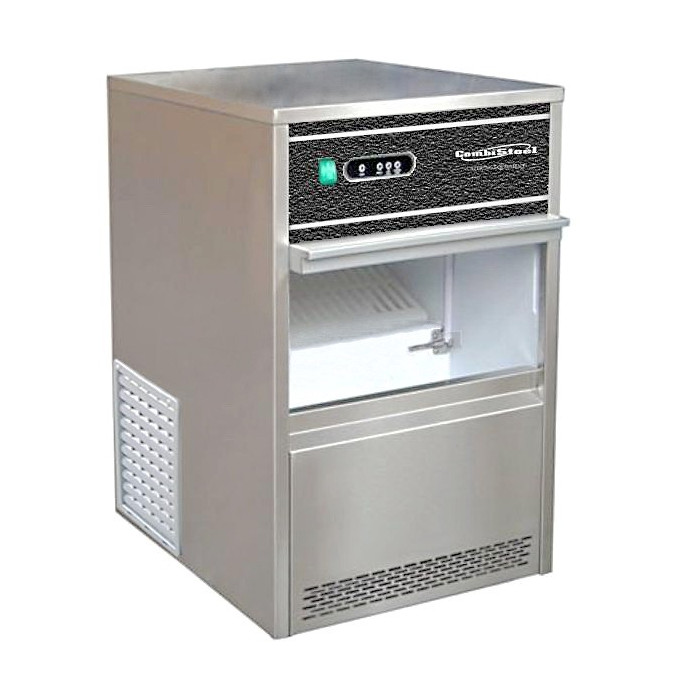 Machine à glaçons, refroidissement à eau, 32 kg/24 h - Virtus group - Machines  à Glaçons PRO - référence BAA0025 - Stock-Direct CHR