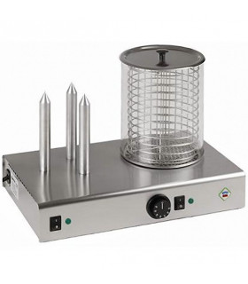 Appareil Hot-Dog 3 plots 1,1 kW - HD-03 NK RM GASTRO REDFOX