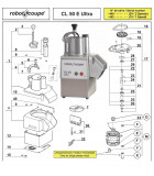 Pièce CL50E ULTRA 24465 24473 24476 Robot Coupe