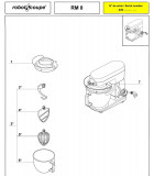 Spare part RM8 for 26230D 26220D Robot Coupe